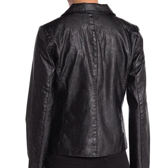 Bagatelle Garment Dyed Faux Leather Jacket sz S - Picture 2 of 15